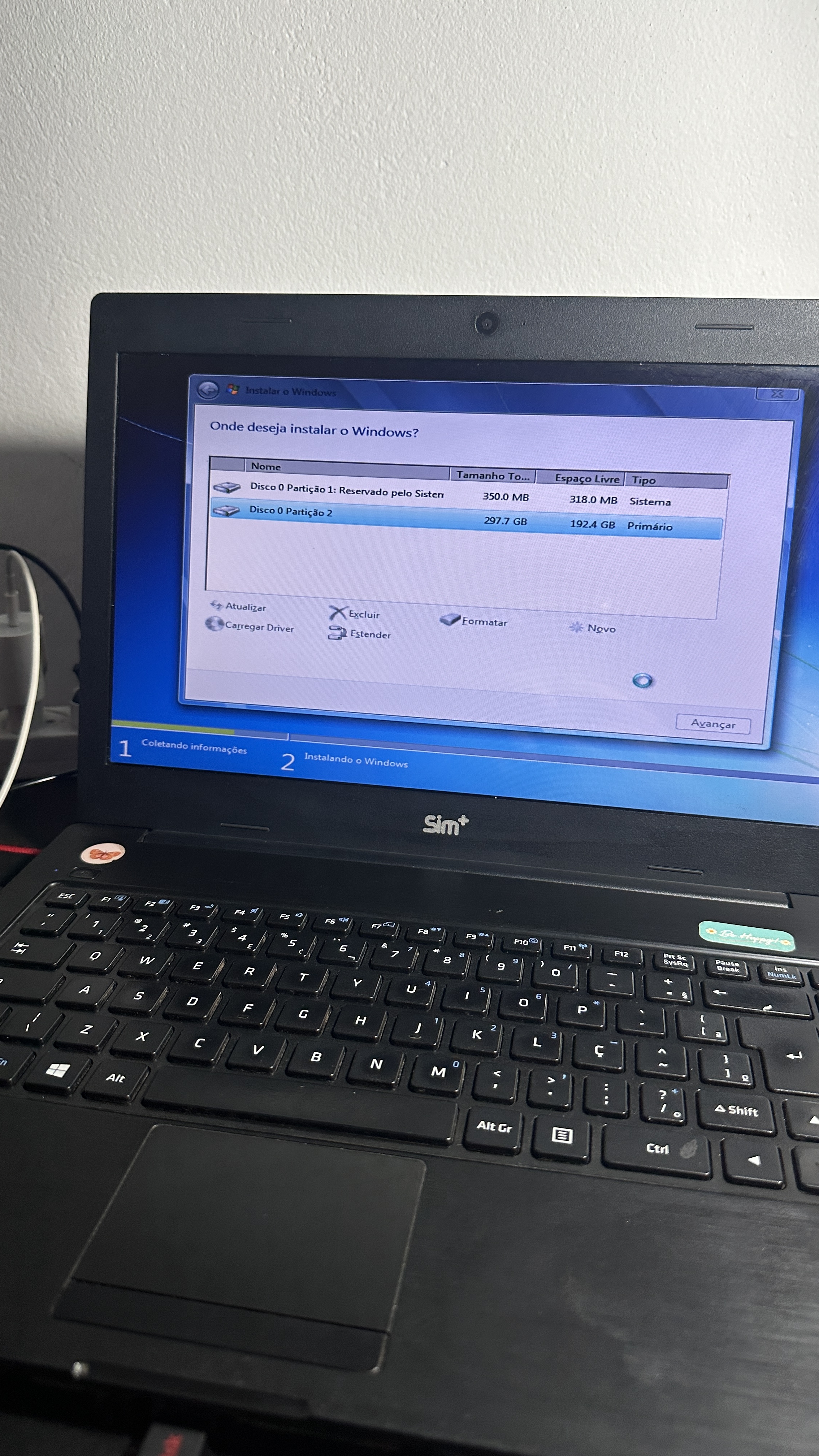 Formatação de Notebook