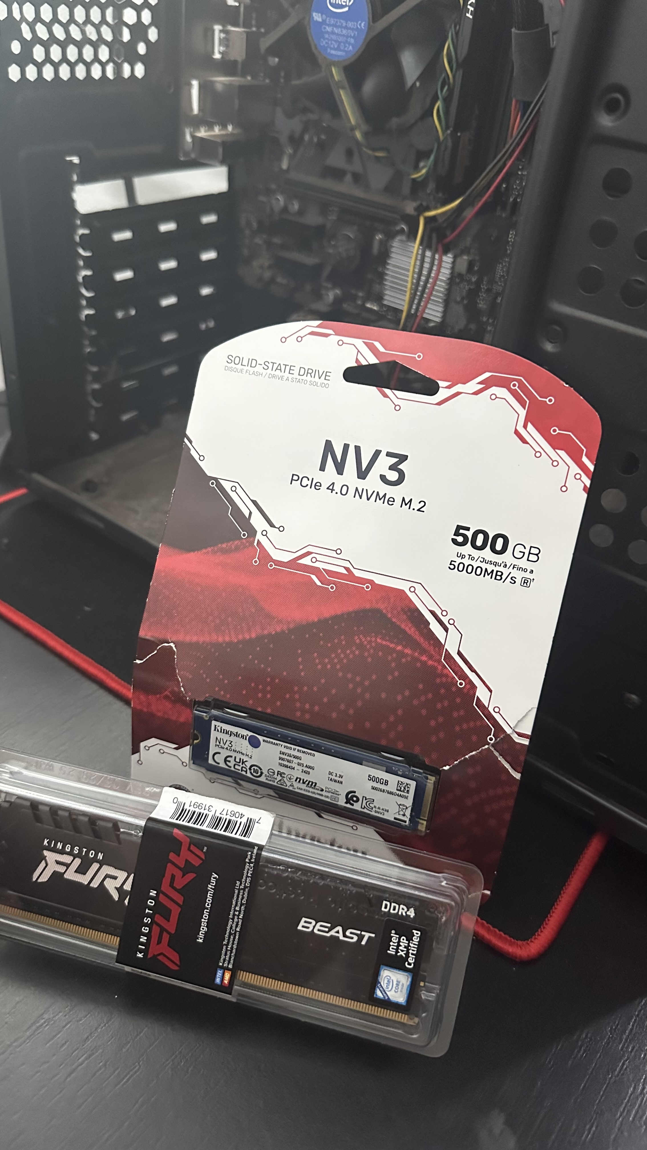 Upgrade SSD e Memória